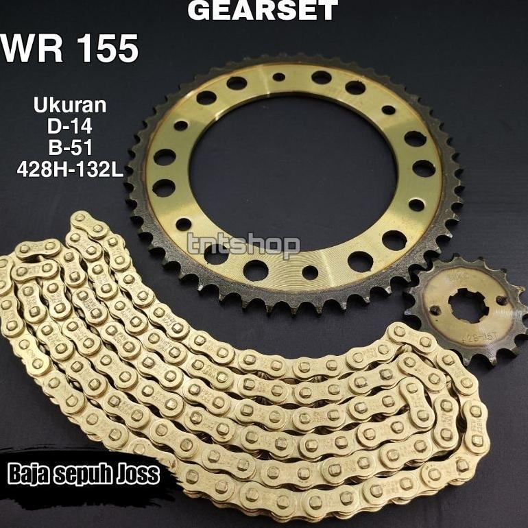 Gear Gir set Paket WR155 WR 155 Baja sepuh joss - Gear wr 155 gearset wr155 gir set wr155