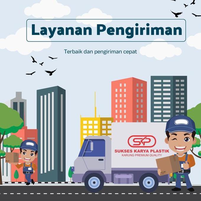 1 Ball isi 1000 Lembar Karung Plastik 40 x 60 cm Kualitas Premium, Karung Plastik 40x60 cm,Karung Po