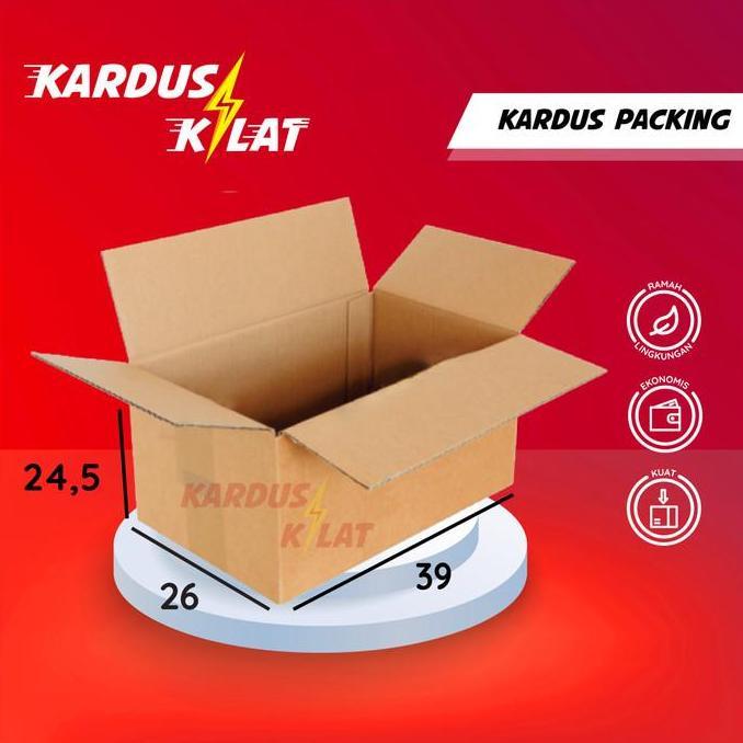 Kardus Packing 39x26x24.5 - Box Packaging Kardus Besar Jumbo Pindahan