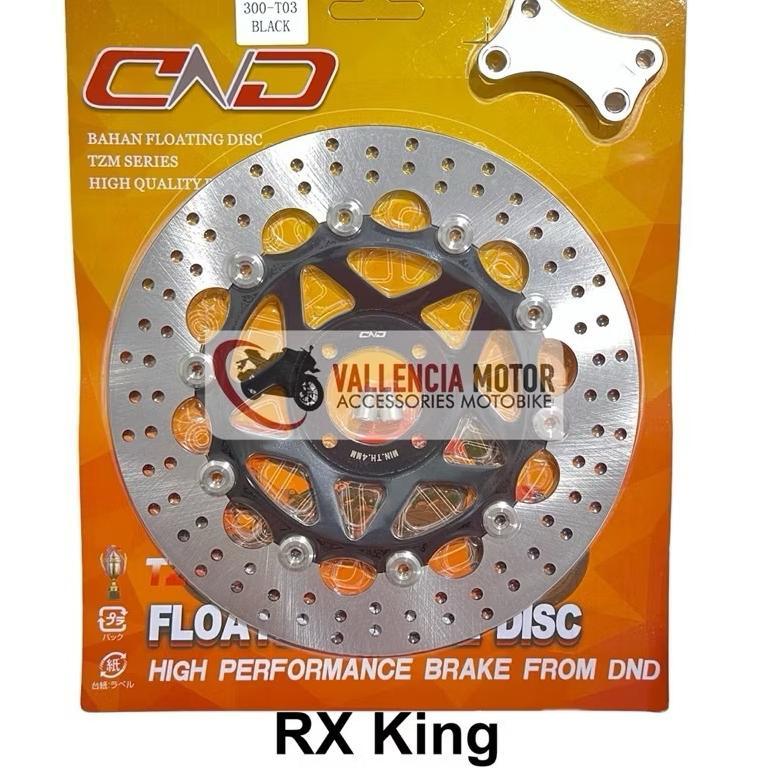 Piringan Cakram Depan Satria 2Tak 300mm TZM By Dnd Disc Brake Satria 2 Tak Hiu
