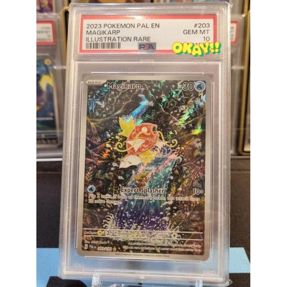 Terlaris Pokemon Tcg English Magikarp Paldea Evolved Psa 10 Gem Mint