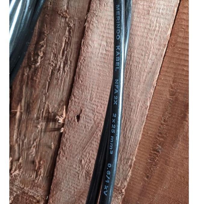 Kabel PLN TIC SR Twisted NFA2X 2x25mm2 MERINDO ( 2x25mm 2x25