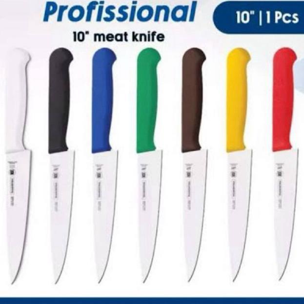 Termurah / Hot Sale Tramontina Pisau Dapur Daging 25 Cm 10 Inch Meat Knife Profissional Nsf