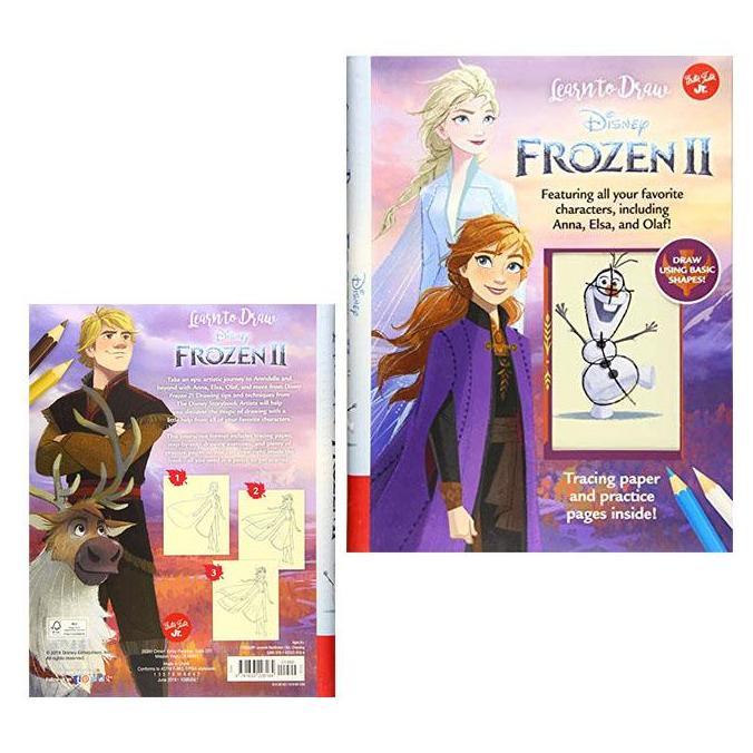 Learn to Draw Disney Frozen 2 Coloring Book