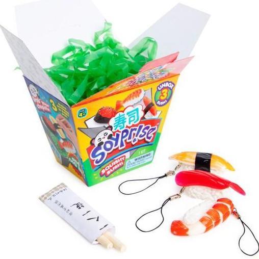 Soyprise Squishy Sushi Blind Box Keychain