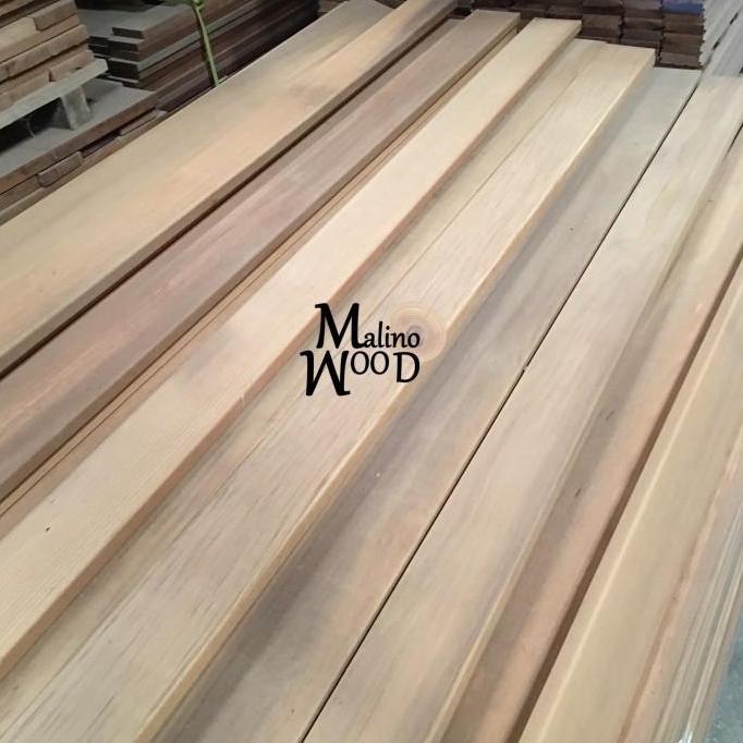 Papan kayu ulin sulawesi polos tebal 3 lebar 10 panjang 390 cm