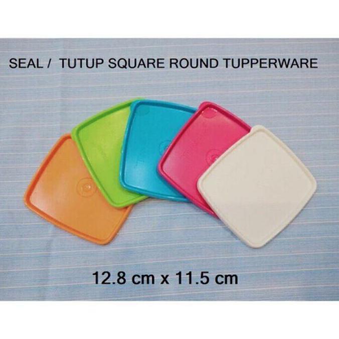 Sale! Seal Square Round Tupperware / Tutup Square Round