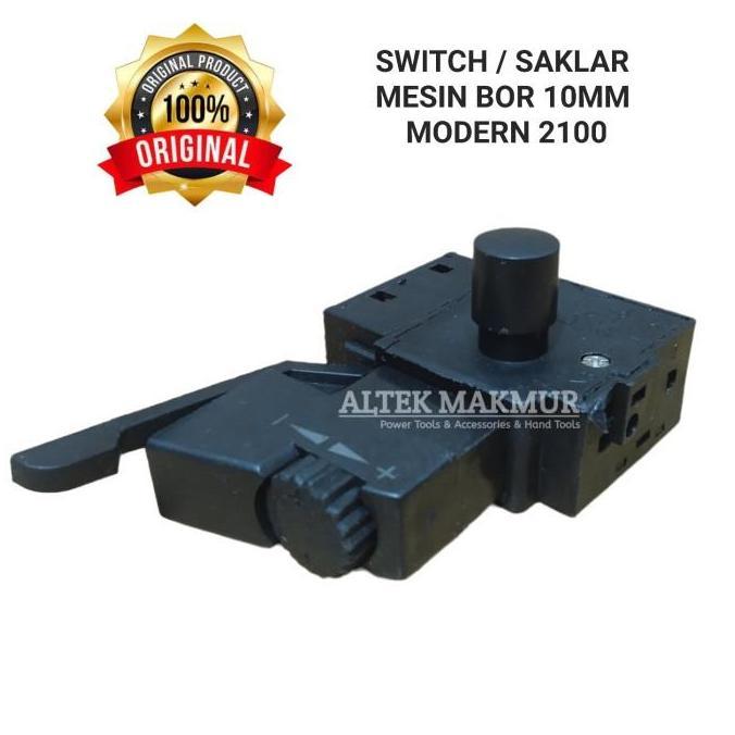 Switch Mesin Bor 10mm Bolak Balik Modern 2100 Saklar Bor 10 mm M2100C