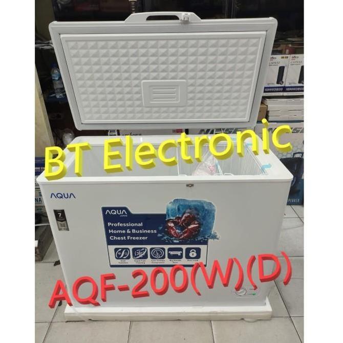 Chest Freezer AQUA AQF-200 / AQUA AQF200 Box Pembeku 202 Liter