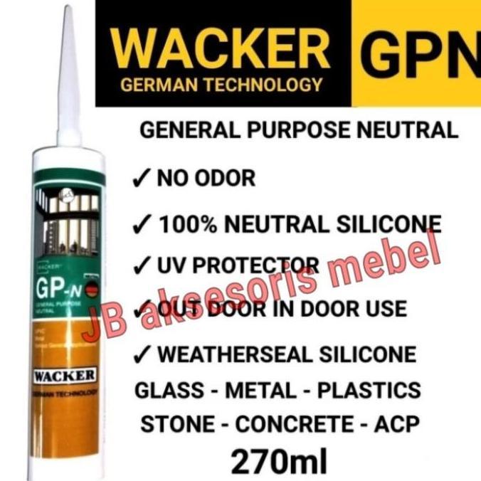 LEM KACA NETRAL GP WACKER / SEALANT NON ASAM