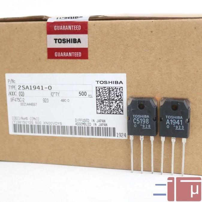 Transistor Toshiba 2SA1941 2SC5198 A1941 C5198 Set Original Japan