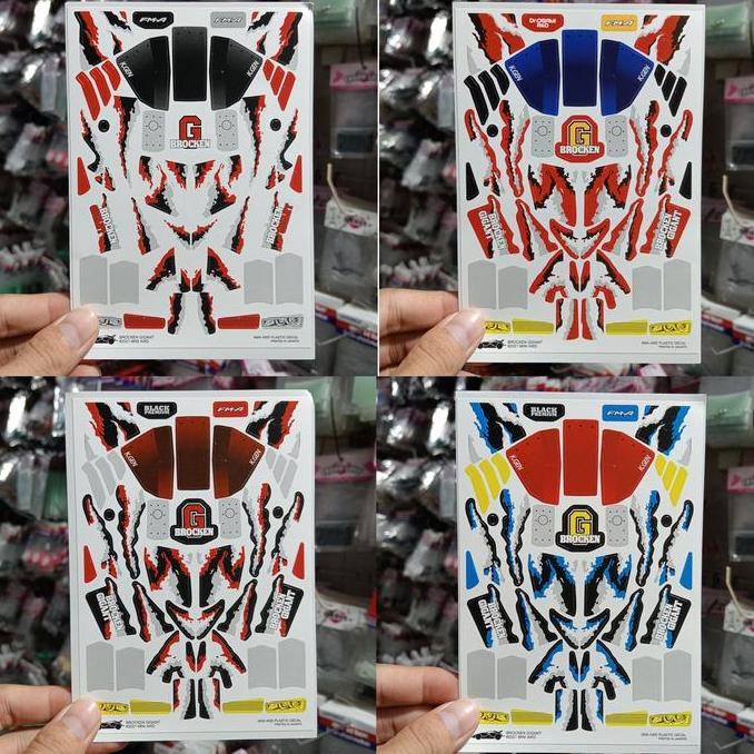 DECAL MINI 4WD BROCKEN GIGANT / STICKER TAMIYA BROCKEN GIGANT