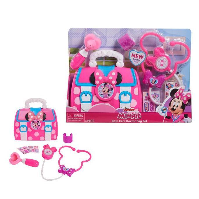 Disney Junior Minnie Mouse Just Play Bow-Care Doctor Bag Set