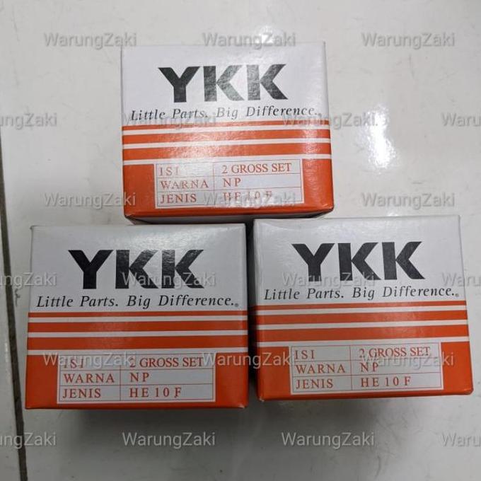 Hak ketok YKK HE. kancing celana sopan / hak tanam
