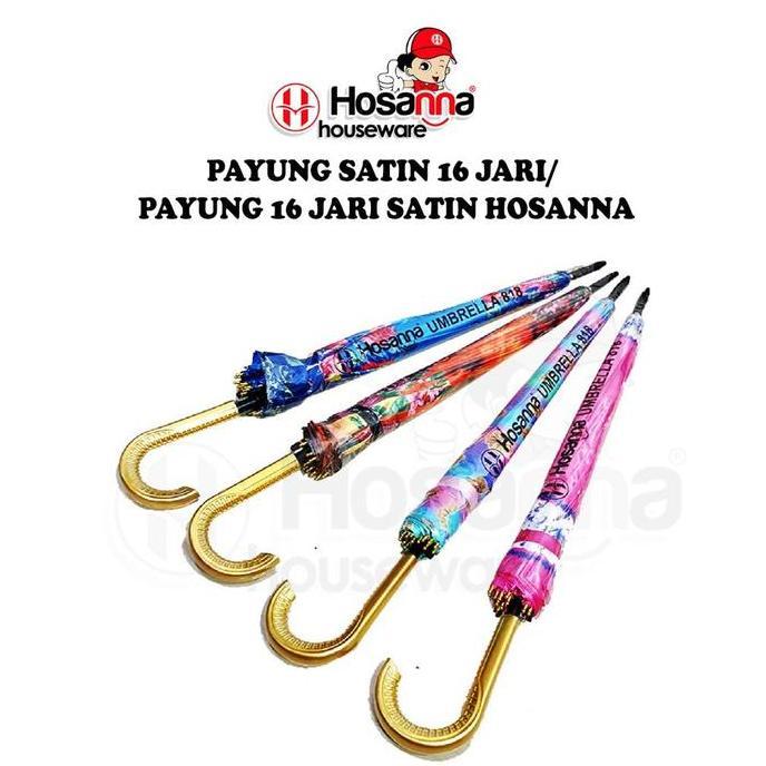 PAYUNG SATIN 16 JARI/ PAYUNG 16 JARI SATIN HOSANNA