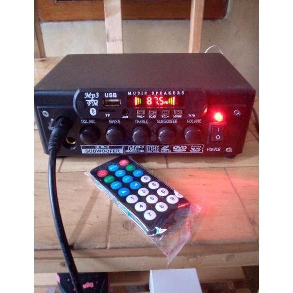 AMPLIFIER BLUETOTH KARAOKE STEREO+subwofer