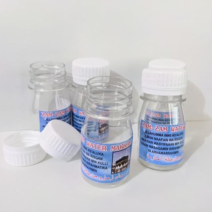 Botol Kosong Air Zamzam 50 cc isi 30 - Zam zam botl 50 ml