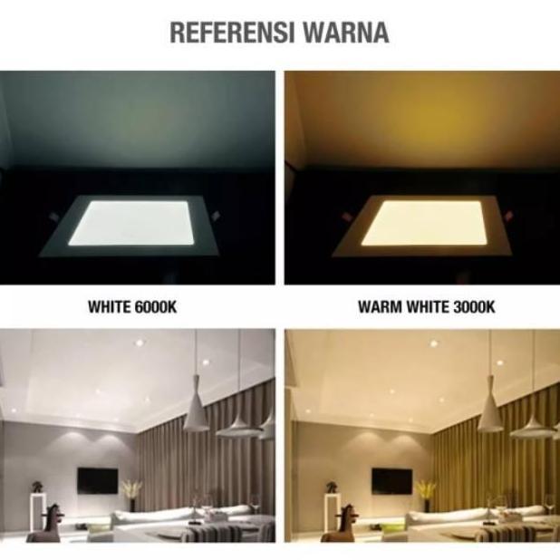 LAMPU DOWNLIGHT LED 24W KOTAK PANEL IB 24 WATT 30 X 30 CM SQUARE HIAS