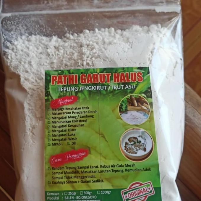tepung pati garut 1 kg /pati kerut/ arrowroot / pati irut 1kg