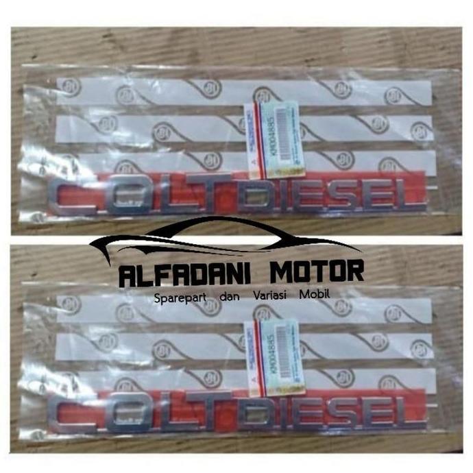 EMBLEM COLT DIESEL / LOGO COLT DIESEL NEW ORIGINAL 100% MITSUBISHI