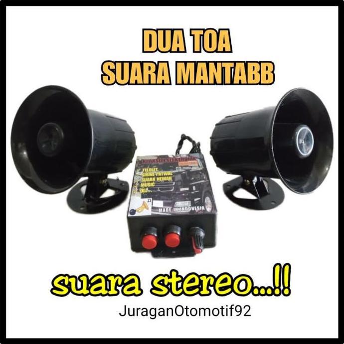 KLAKSON BASURI ELEKTRIK VERSI TOA 12 VOLT DAN 24 VOLT