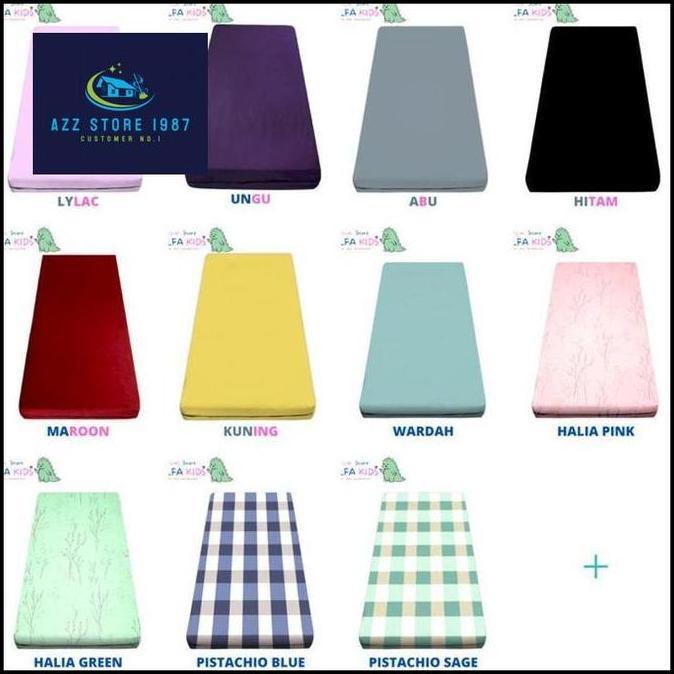 Sarung kasur resleting 70x180 80x180 90x180 100x180 120x180 140x180 tinggi 5 10 15 20 25 30cm