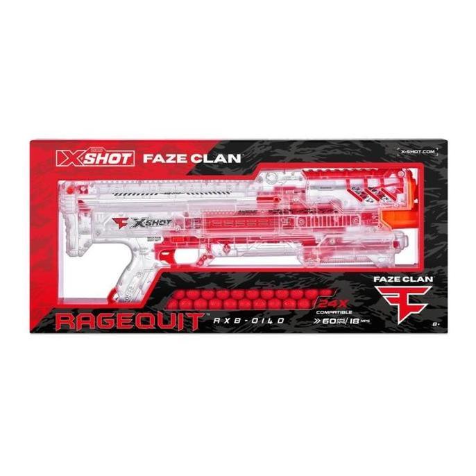 X-Shot Faze Clan ChaosRagequit (Clear Orbit) Blaster