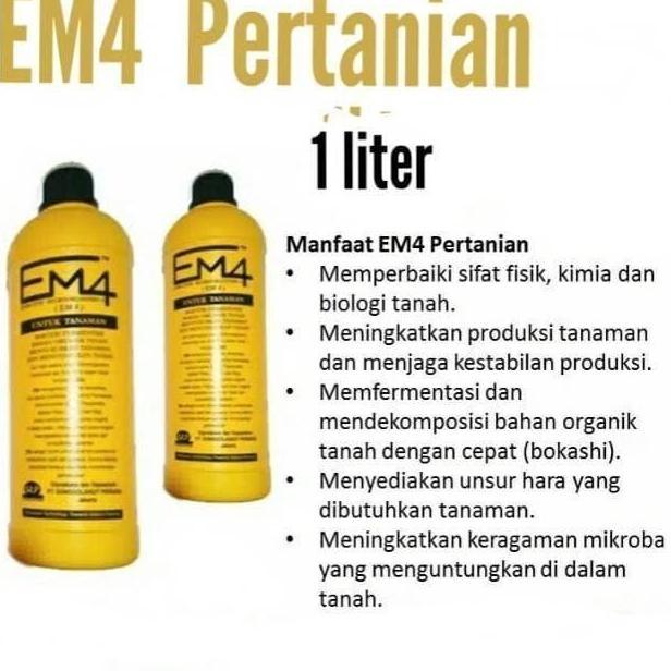 EM4 Pupuk Organik Cair Pertanian 1Liter