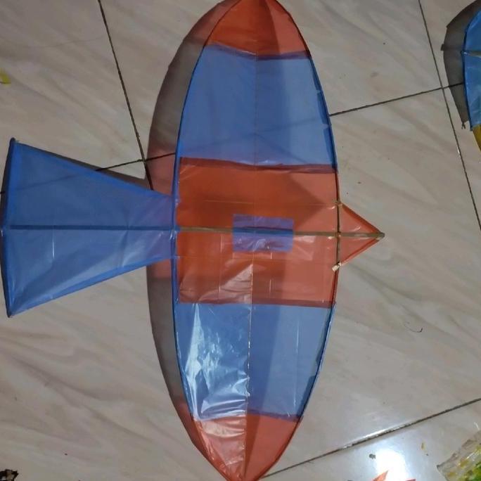 Mainan Anak Layang-Layang Gapangan Bambu dengan Sayap 70cm