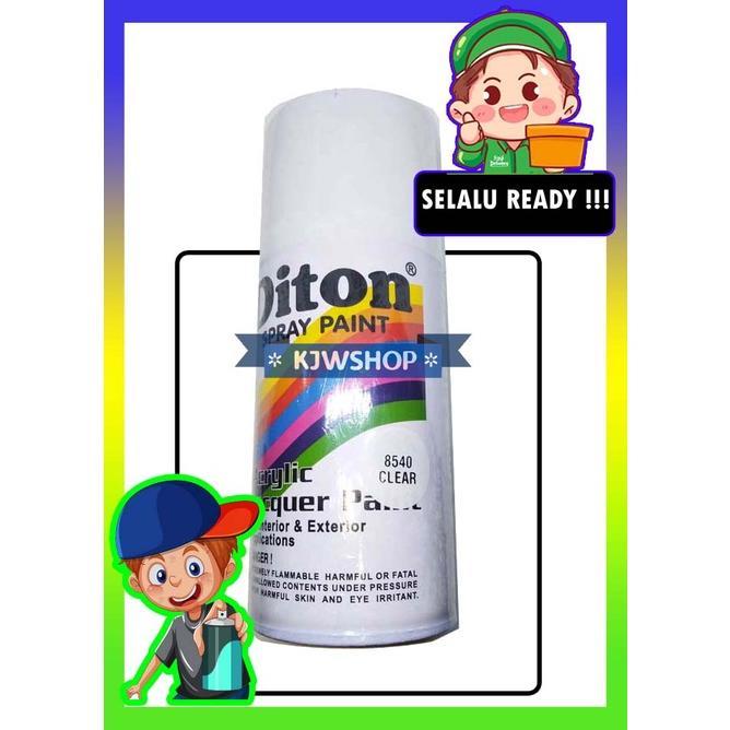 Diton Clear 8540 Cat Semprot Diton Aeresol Paint 300cc Spray Pilok Vernis Kilap Glossy Pylok Clear G