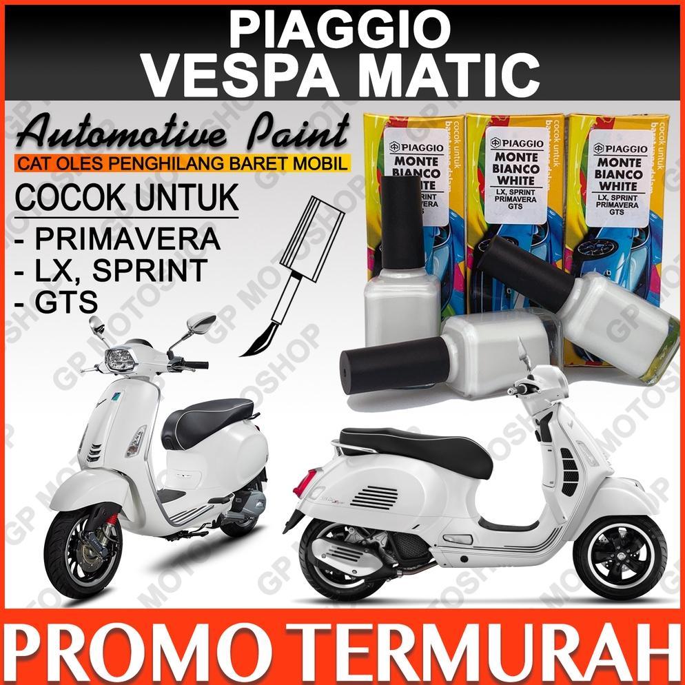 Piaggio Vespa Montebianco White Cat Oles Penghilang Baret Motor Putih Solid