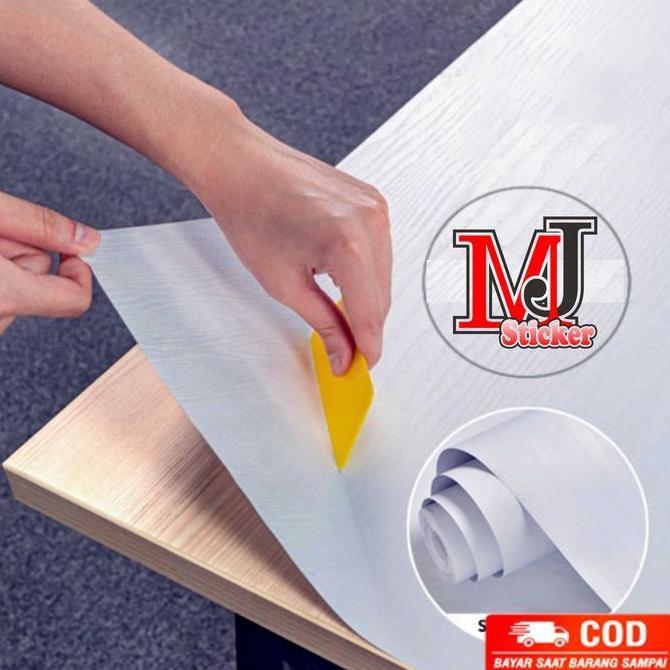 stiker lemari wallstiker dinding lemari meja dapur sticker vinyl kayu