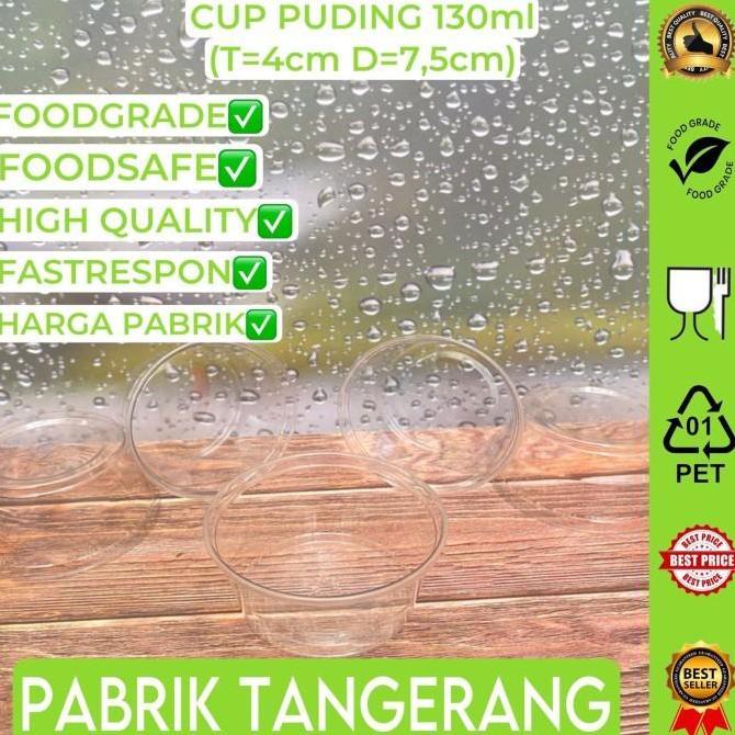 Cup puding puyo / cup puding ukuran 130 ml dan amp; amp; amp; 155 ml