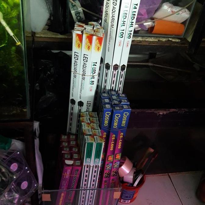 Yujitaro- Lampu Led Celup Aquarium 50Cm ( Merah/Putih )