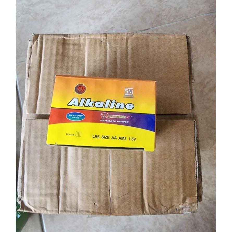 Baterai Alkaline Aa Isi( 24 )Baterai Jam Dinding Baterai Remote Tv.Baterai Remote Mobil