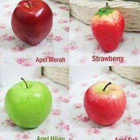 buah untuk pajangan jus/buah contoh etalase/buah mainan/buah-buahan