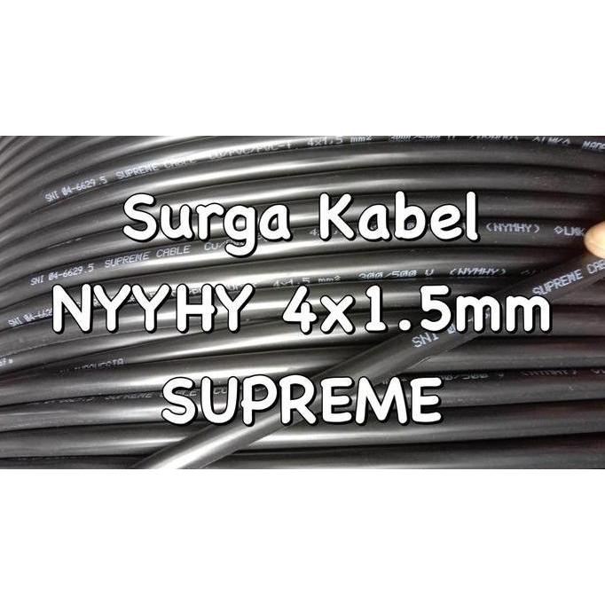 Denki- Nyyhy 4X1.5 Mm Supreme | Nyyhy 4 X 1.5 | Kabel Serabut 4X1.5 Meteran