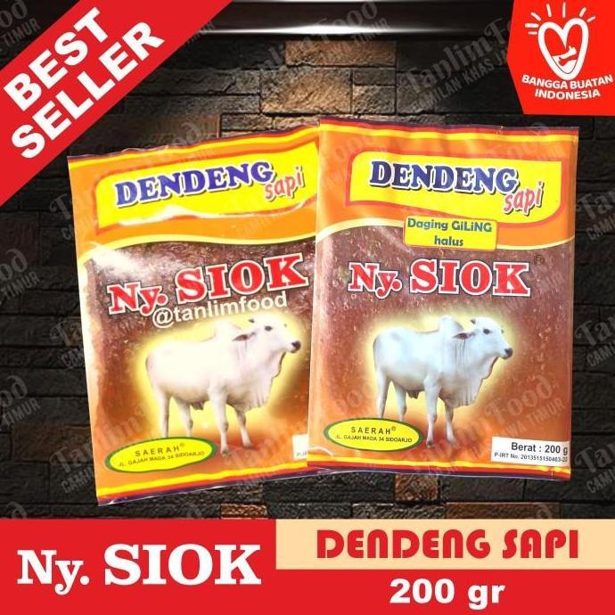 Dendeng Daging Sapi Original Ny Siok asli Sidoarjo
