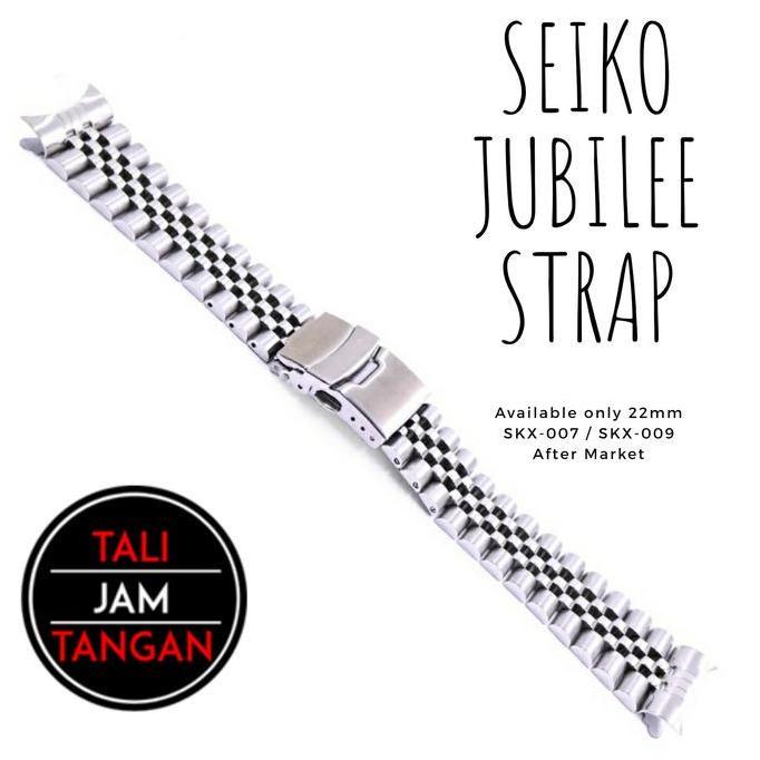 22mm Seiko SKX-007 SKX-009 Jubilee Strap Tali Jam Rantai Seiko