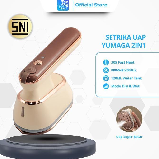 Arigato- Setrika Listrik Mini Setrika Uap Mini Traveling
