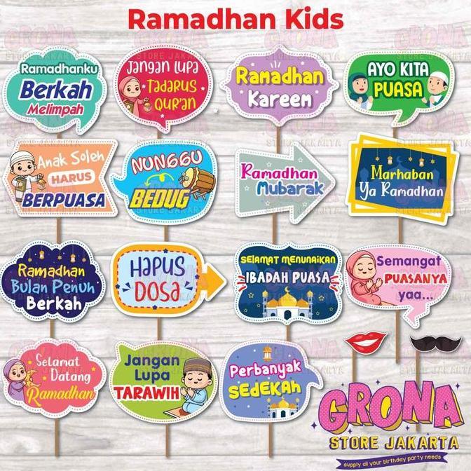 Photobooth Ramadhan kids / Props Ramadhan / Acc Photobooth GM
