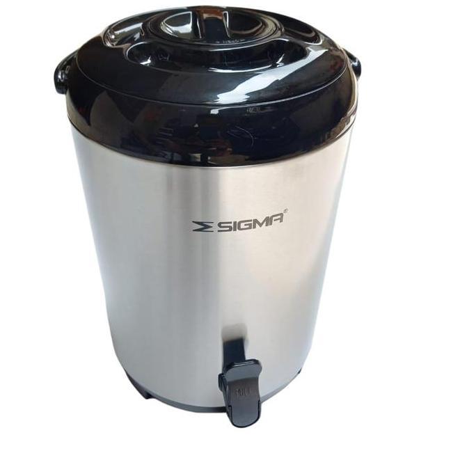 Water Jug Sma 9.5 Liter Stainless Steel Dispenser Termos Besar