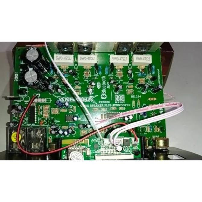 Kit aktif speaker echo mic usb bluetooth stereo karaoke ( 836