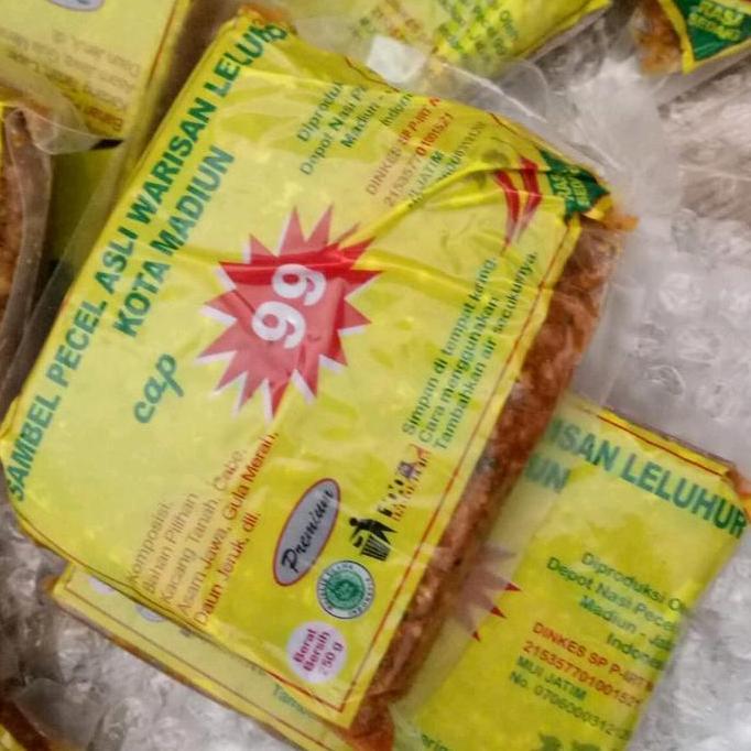 Master- Sambel Pecel Cap 99 Asli Khas Kota Madiun Bumbu Kacang Ketoptak Salad Gorengan