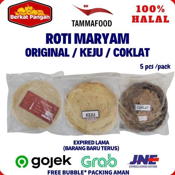 Glow- Roti Maryam / Roti Cane / Roti Canai Frozen Original Keju Coklat