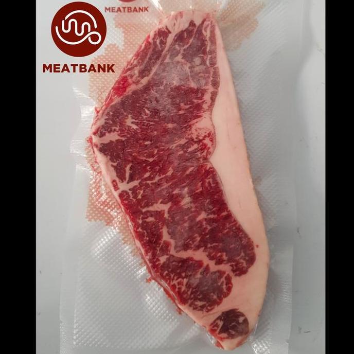 Beff- Meatbank Striploin Wagyu Mb5 Daging Aussie Beef Bbq Steak Sirloin Mb 5