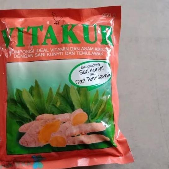 vitakur 250 gr vitamin herbal untuk hewan