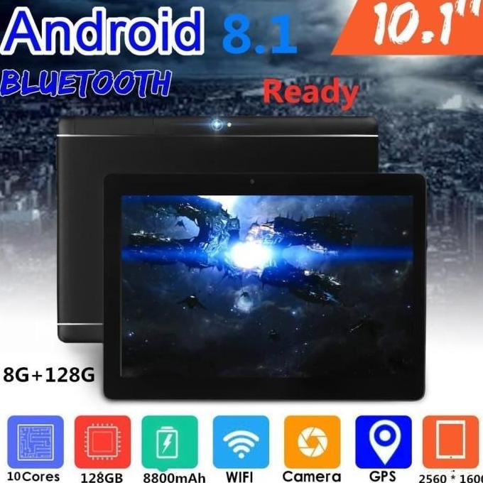 TABLET PC ANDROID ZNIFER RAM 8GB 128GB HSDPA WIFI GARANSI 10 INCH