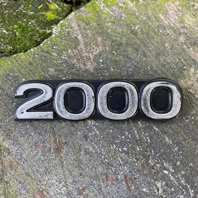 Plate Rear Name No.3 (Displacement) Emblem Logo Tulisan Bagasi Belakang 2000 Toyota Corona Rt104 Rt1