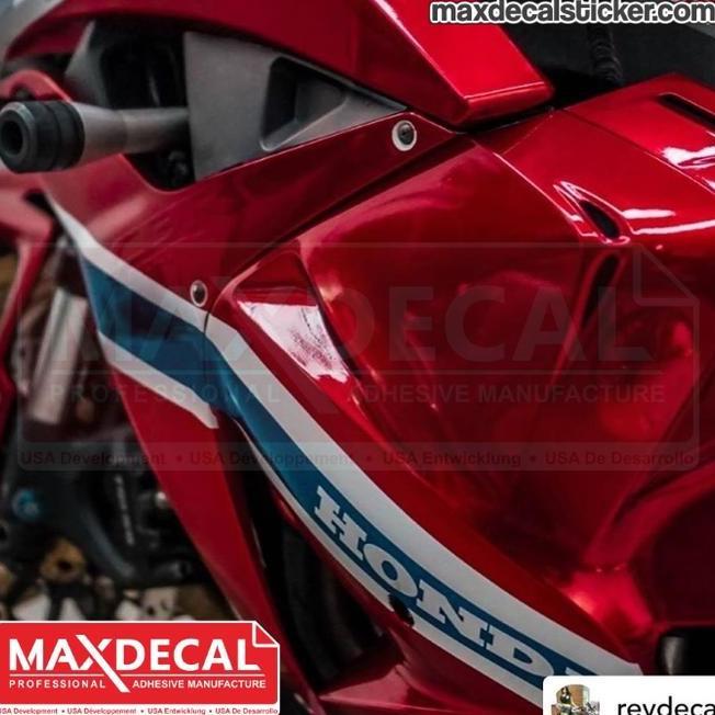 Maxdecal Maxdecal 9600 Bidang 152 Red 152 Cm Sgc03 Super Gloss Candy Metallic Pet Liner Sticker Prem